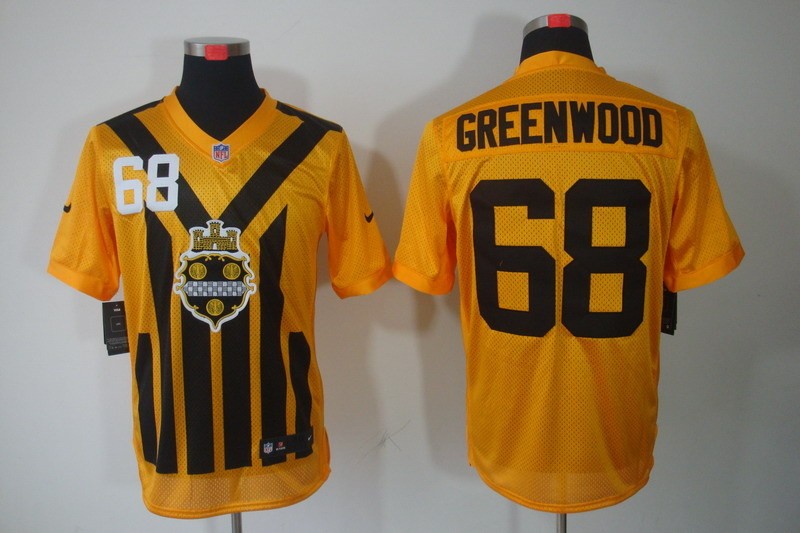 Men 2025 Pittsburgh Steelers #68 Greenwood yellow Nike Limited NFL Jersey->pittsburgh steelers->NFL Jersey